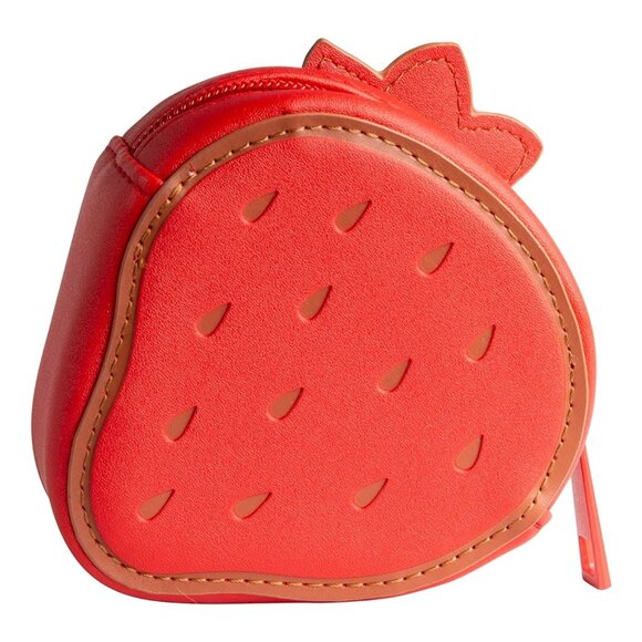 Strawberry Shortcake Cosmetic 3-Piece Zippered Bag Set Red Gingham NEW - Picture 9 of 10